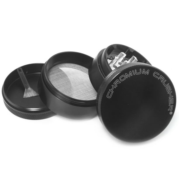 Herb Grinder Crusher-2.2" & 4 Pieces Aluminum Alloy with Side Window W/ Scraper Herb Grinder Crusher-2.2" & 4 Pieces Aluminum Alloy with Side Window W/ Scraper
